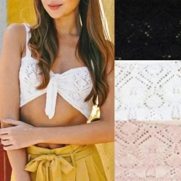 * 2 COLOR OPTIONS BRALETTE/ CROPPED TOP - Picture 2 of 2